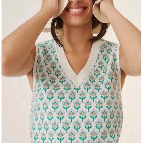 Anthropologie maeve sweater vest - Picture 2 of 7